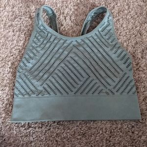 Olive Green Victoria's Secret Sports Bra Size M
